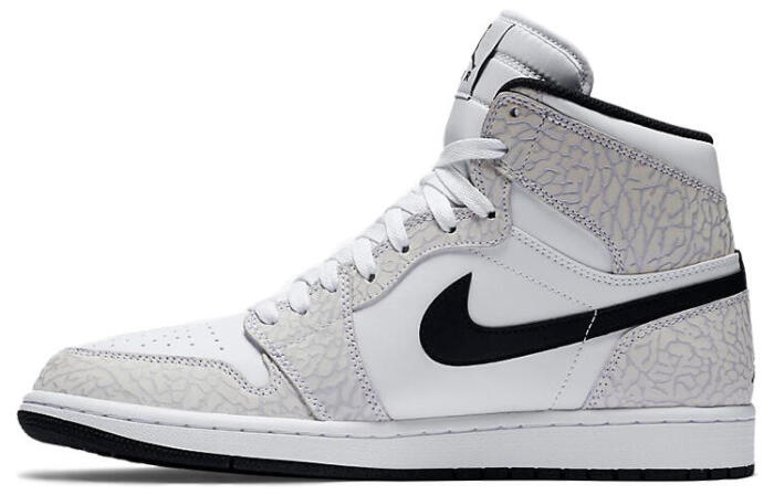 Air Jordan 1 Retro White Elephant Print