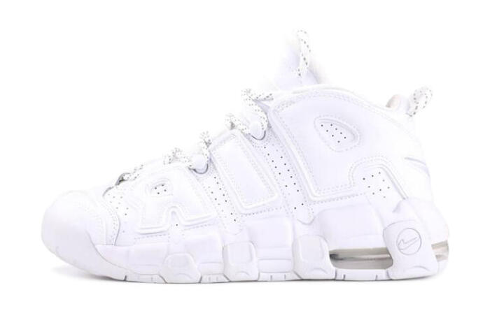 Nike Air More Uptempo Triple White (GS)