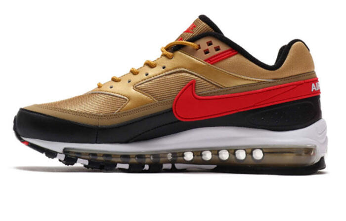 Nike Air Max 97 BW "Metallic Gold University Red Black"