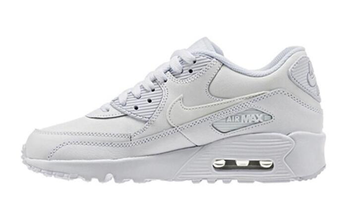 Nike Air Max 90 Leather "White" (GS)