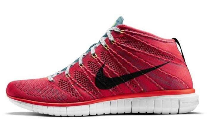 Nike Free Flyknit Chukka Bright Crimson