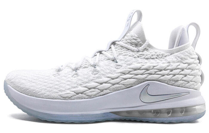 Nike LeBron 15 Low ''White Metallic Silver''