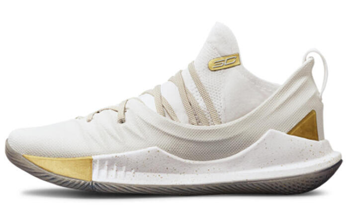 Under Armour Curry 5 White Gold 5