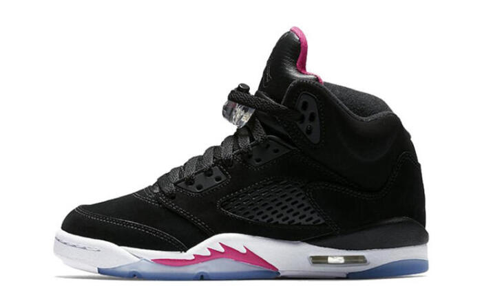 Air Jordan 5 Retro Black Deadly Pink (GS)