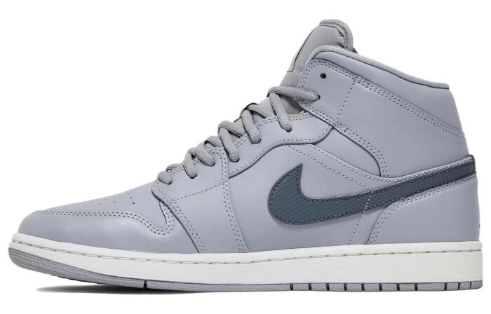 Air Jordan 1 Retro Mid Wolf Grey Cool Grey