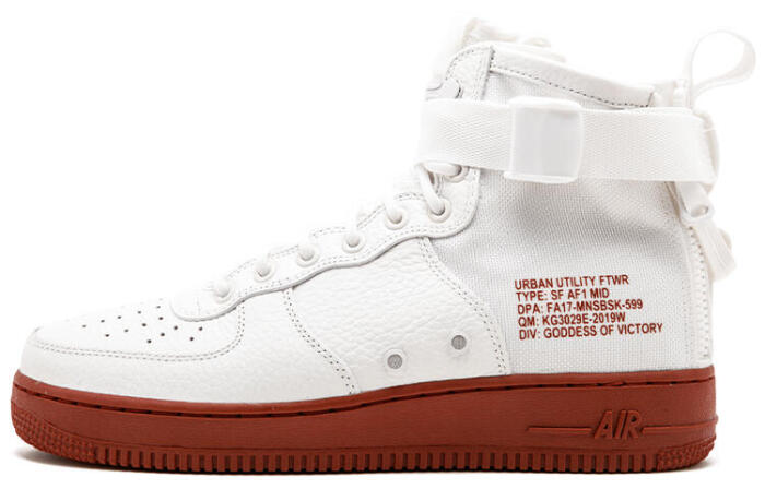 Nike SF Air Force 1 Mid Ivory Mars Stone