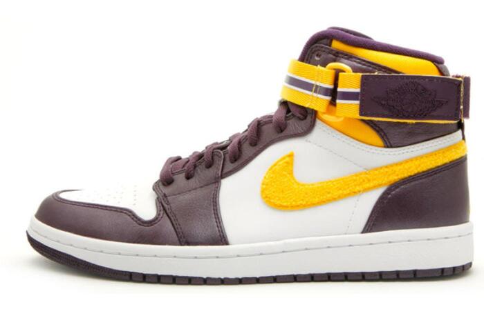 Air Jordan 1 Retro High Strap Grand Purple Varsity Maize