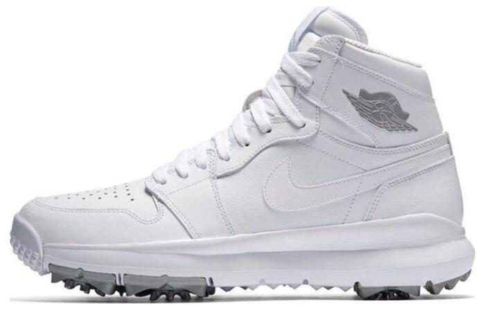 Air Jordan 1 Retro Golf Cleat White Metallic