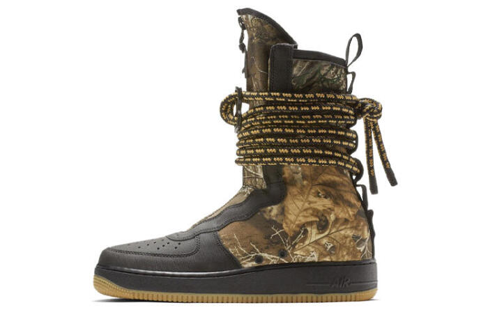Realtree x Nike Air Force 1 Hi "Black Camo"