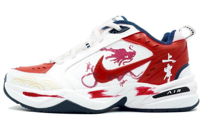 【】 Nike Air Monarch 4 White Navy