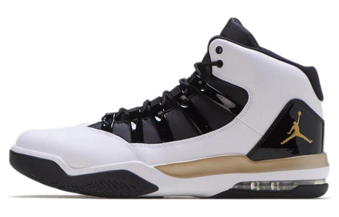 Jordan Max Aura Max Aura White Black Gold PU