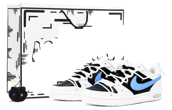 【】 Nike Court Borough ABLOODING GS