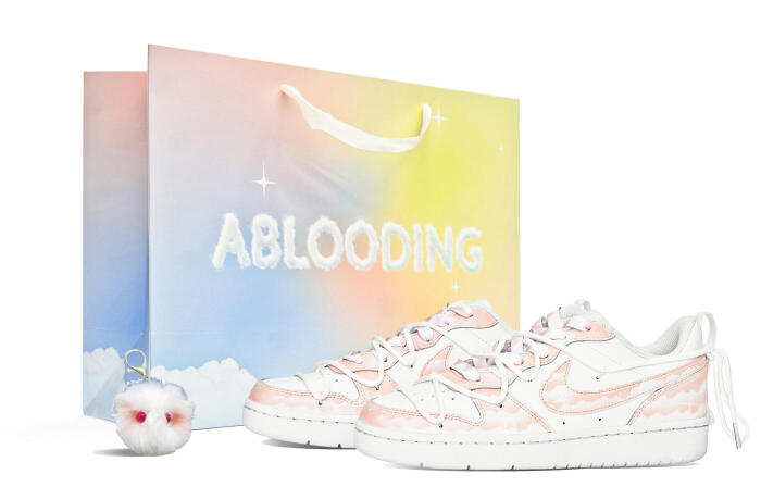 【】 Nike Court Borough ABLOODING GS