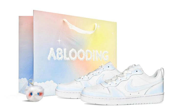 【】 Nike Court Borough ABLOODING      GS