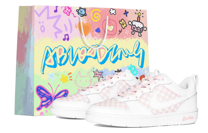 【】 Nike Court Borough ABLOODING GS