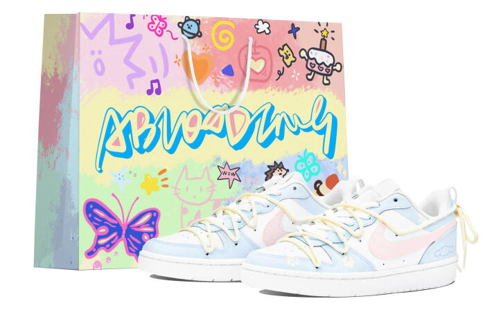 【】 Nike Court Borough ABLOODING GS