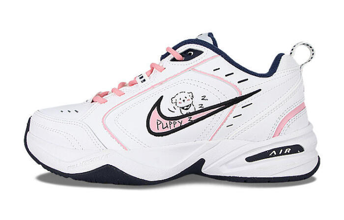 【】 Nike Air Monarch 4 White Navy