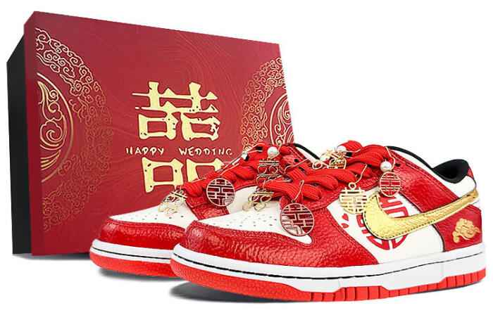 【】 NBA x Nike Dunk Low EMB "Chicago"      GS