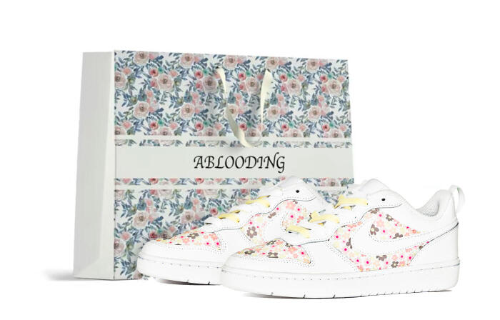 【】 Nike Court Borough ABLOODING GS