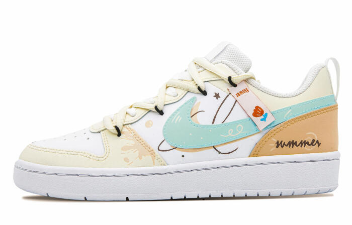 【】 Nike Court Borough Low GS