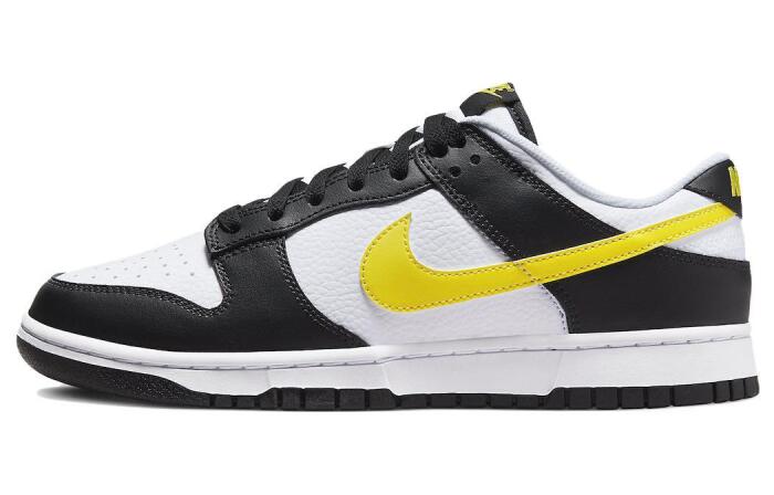 Nike Dunk Low "Black White Yellow"