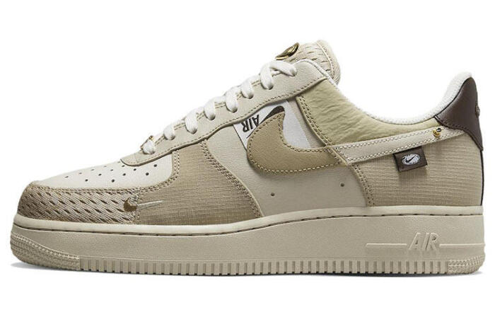 Nike Air Force 1 tan bling