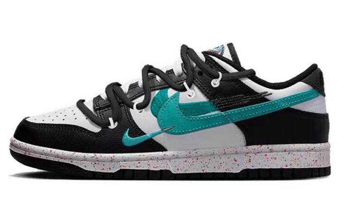 【】 Nike Dunk Low Multi-Color Swoosh