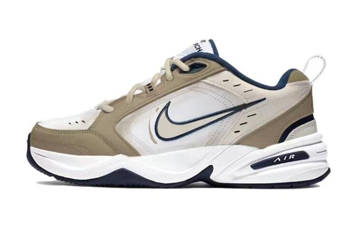 【】 Nike Air Monarch 4 PU White Navy