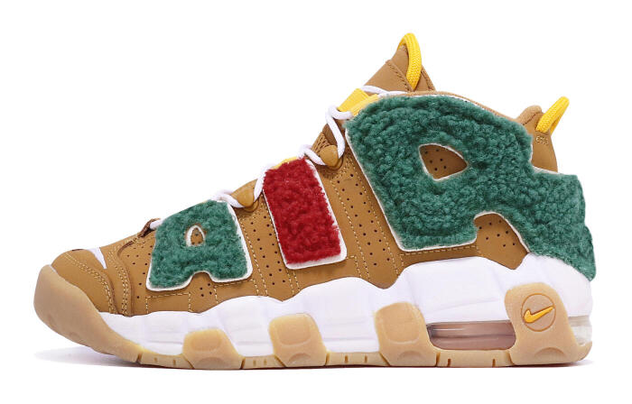 【】 Nike Air More Uptempo Wheat GS