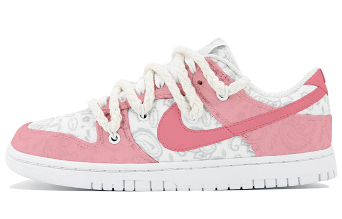 【】 Nike Dunk Low ESS "White Paisley"