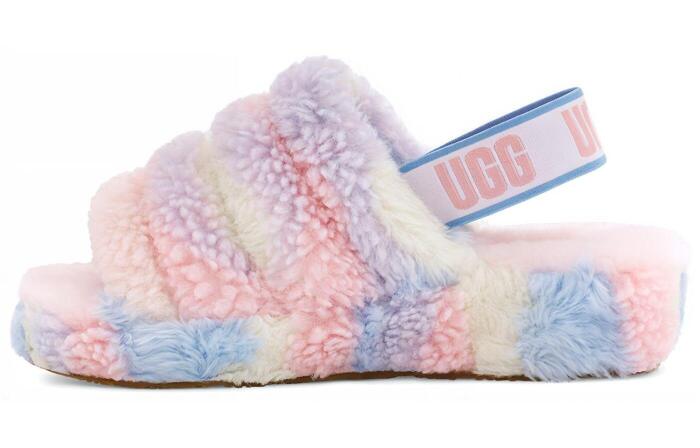 UGG FLUFF YEAH Slide Cali Collage