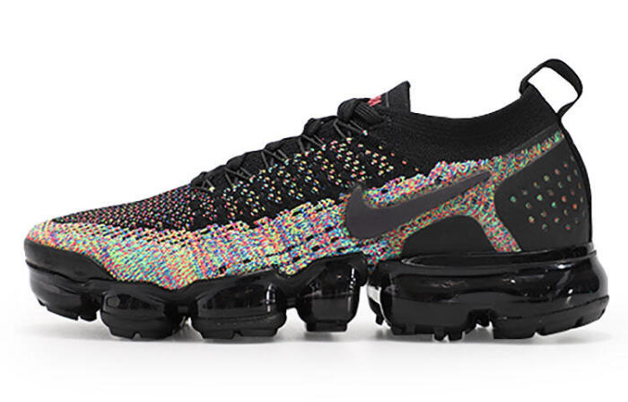 Nike VaporMax Flyknit 2 Black Multi-Color