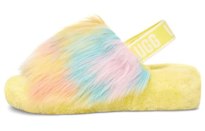 UGG Fluff Yeah Slide Tie Dye