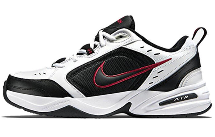 Nike Air Monarch Iv White Black-Varsity Red