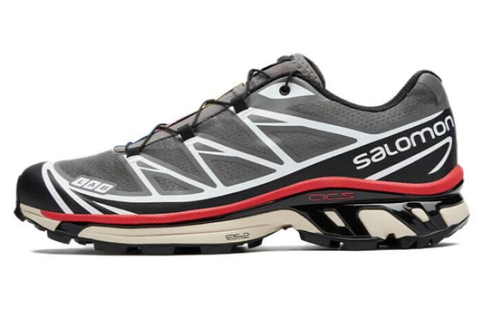 SALOMON XT-6 “Pewter Black/Aurora Red”