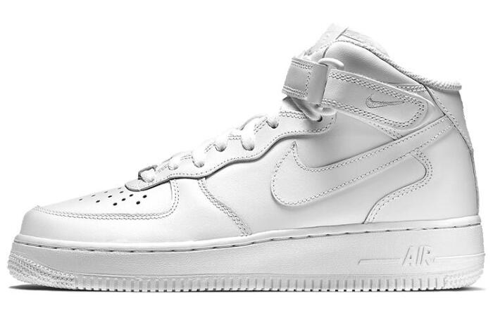 Nike WMNS Air Force 1 Mid 07 Leather “Triple White”
