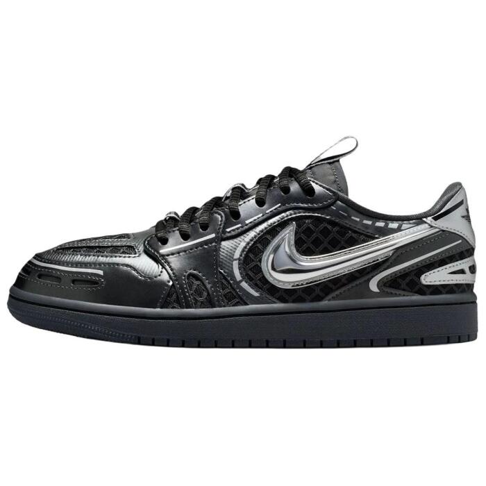 Air Jordan 1 Low Method of Make “Black/White/Anthracite/Metallic Silver”
